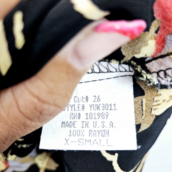 Vintage Desert West by Sherry Holt Southwestern Rodeo Print Maxi Dress X-small - Picture 10 of 10